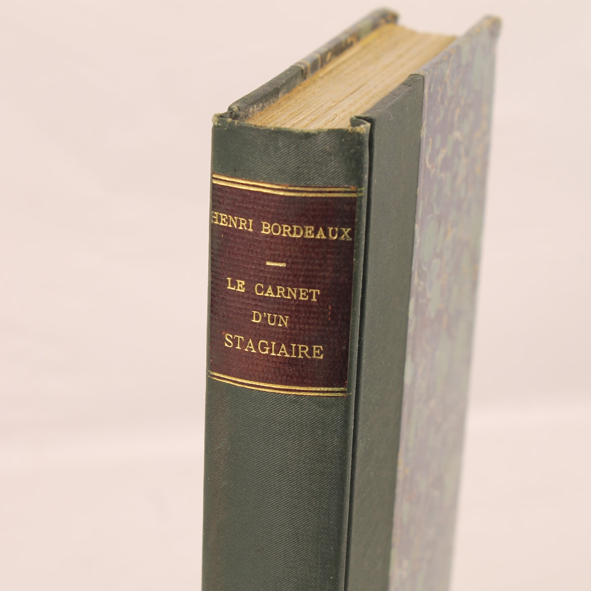 Le Carnet d'un stagiaire - Henry Bordeaux - Paris 1911