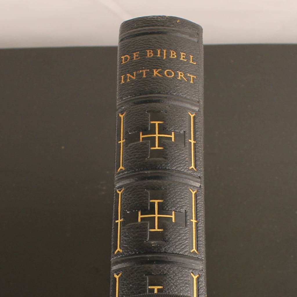De Bijbel in ’t Kort (1963) – Luxe Goudsnede Editie – Nederlandse Boekenclub