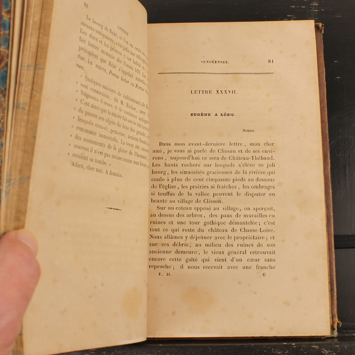 Lettres Vendéennes Deel 2 - Vicomte Walsh - Libraire-Éditeur, Parijs 1843