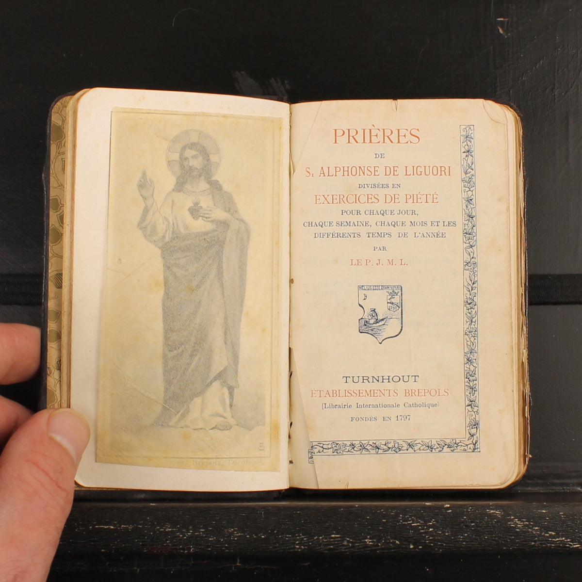 Prières de S. Alphonse de Liguori - Sint Alfonsus van Liguori - Brepols ca. 1900