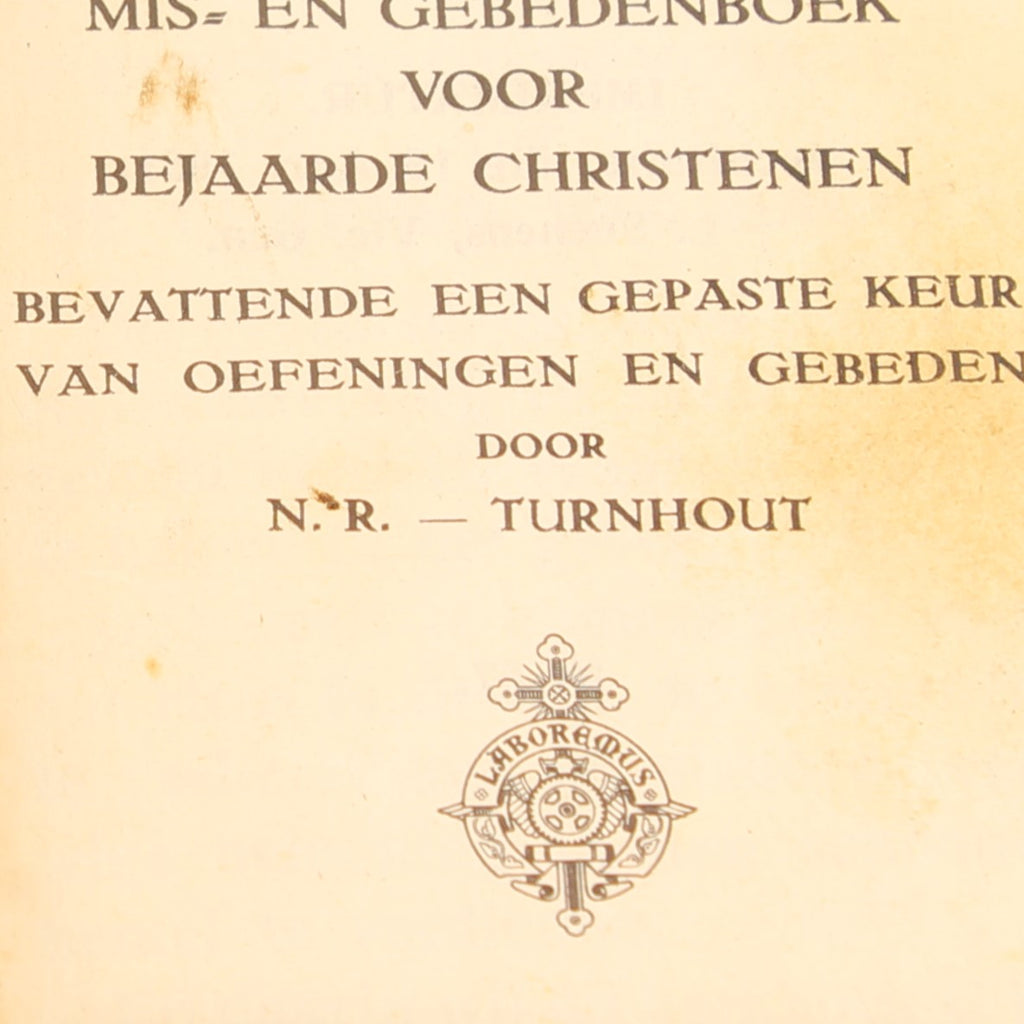 Jezus Mijn Toevlucht – Katholiek Mis- en Gebedenboek (1951) – Vintage Goudsnede