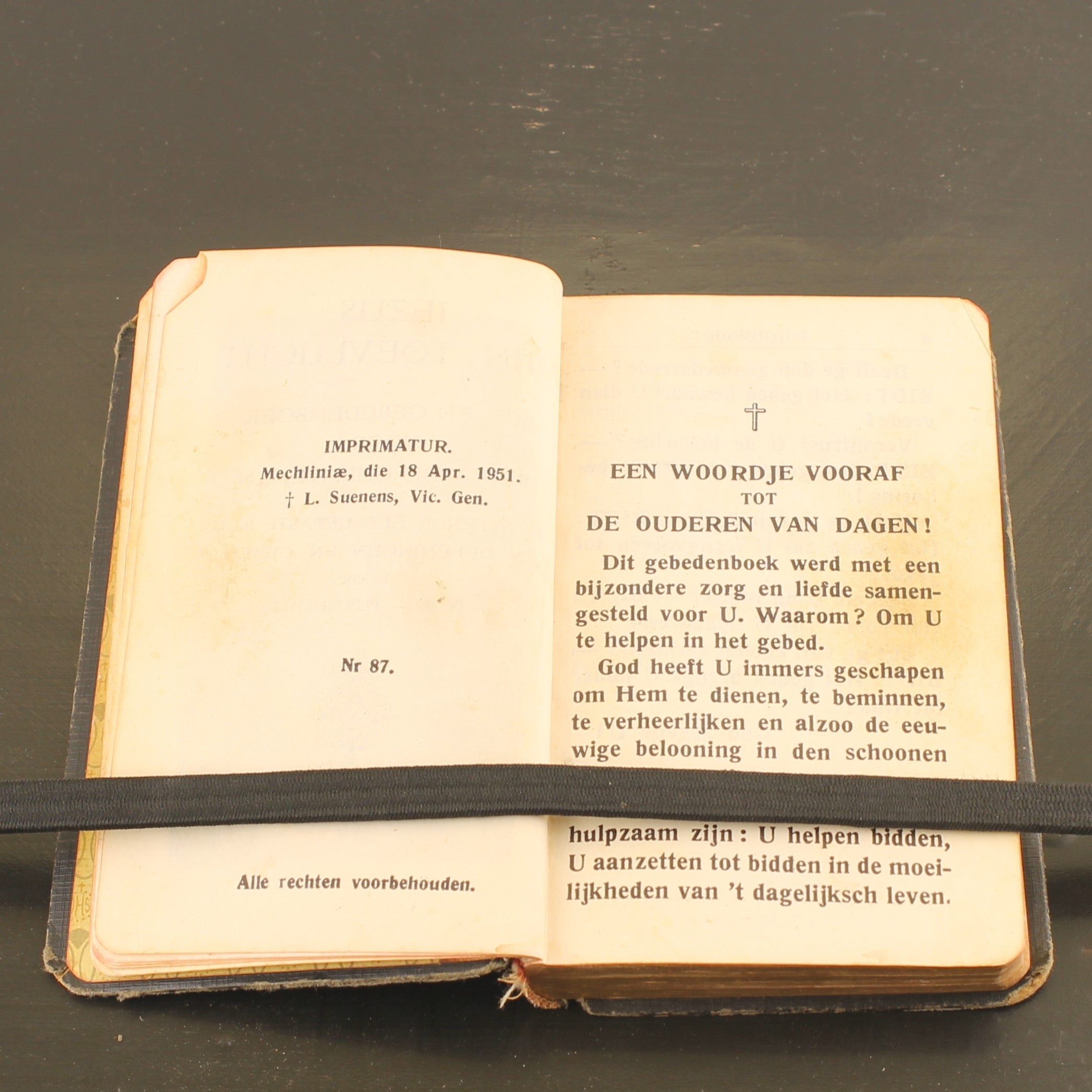 Jezus Mijn Toevlucht – Katholiek Mis- en Gebedenboek (1951) – Vintage Goudsnede