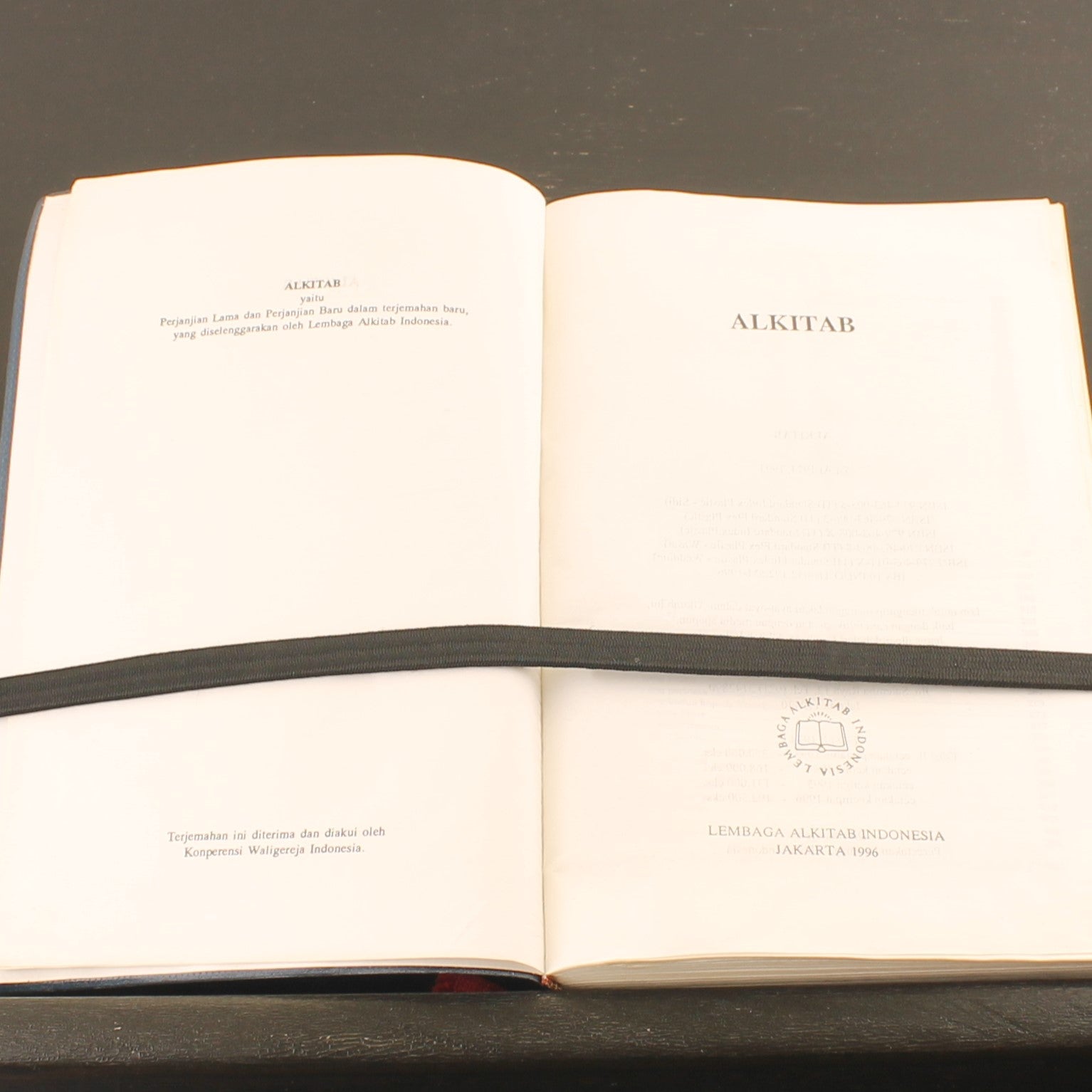 Alkitab – Indonesische Bijbel (LAI, Jakarta 1996) | Goudopdruk & Leeslinten