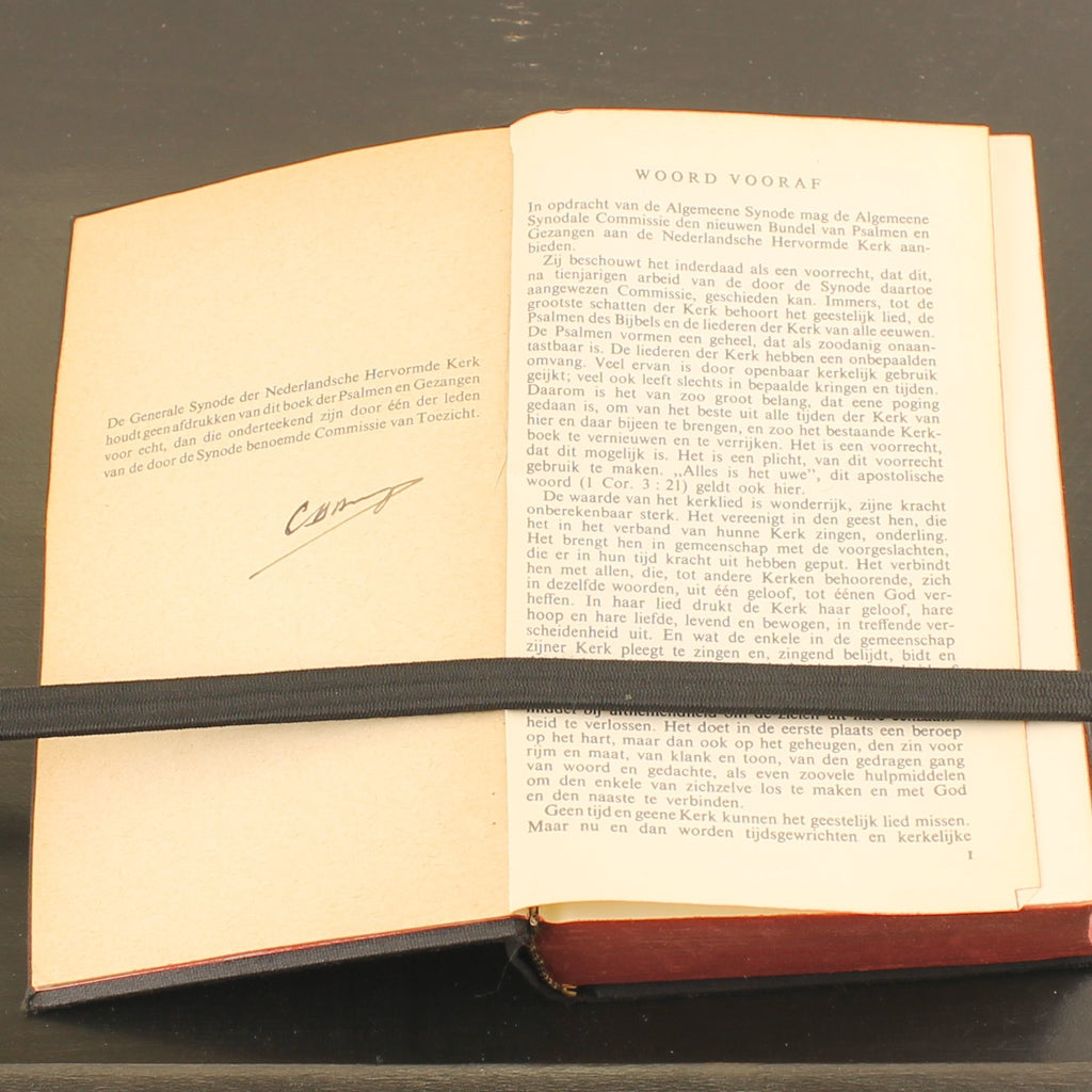 Psalmen en Gezangen [1938] | Zwarte Linnen Band | Joh. Enschedé Haarlem