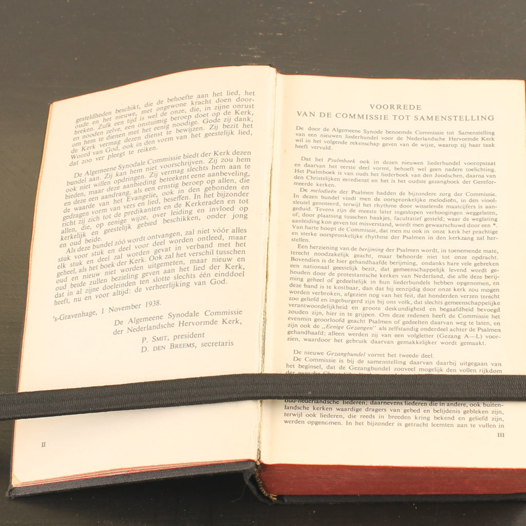 Psalmen en Gezangen [1938] | Zwarte Linnen Band | Joh. Enschedé Haarlem