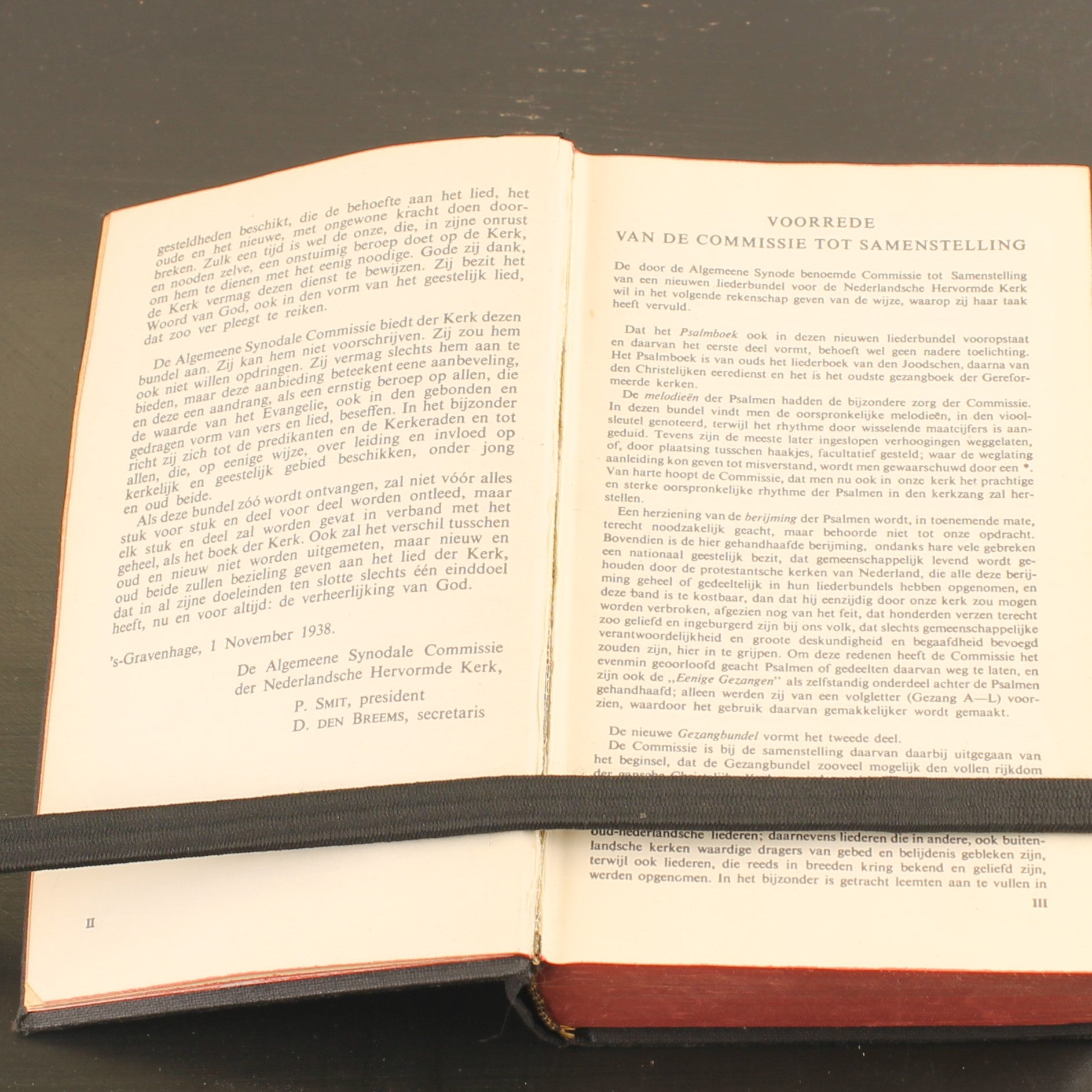 Psalmen en Gezangen [1938] | Zwarte Linnen Band | Joh. Enschedé Haarlem