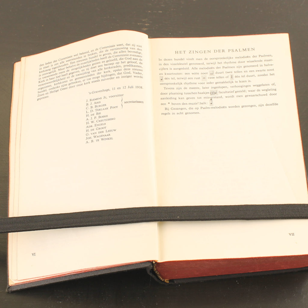Psalmen en Gezangen [1938] | Zwarte Linnen Band | Joh. Enschedé Haarlem