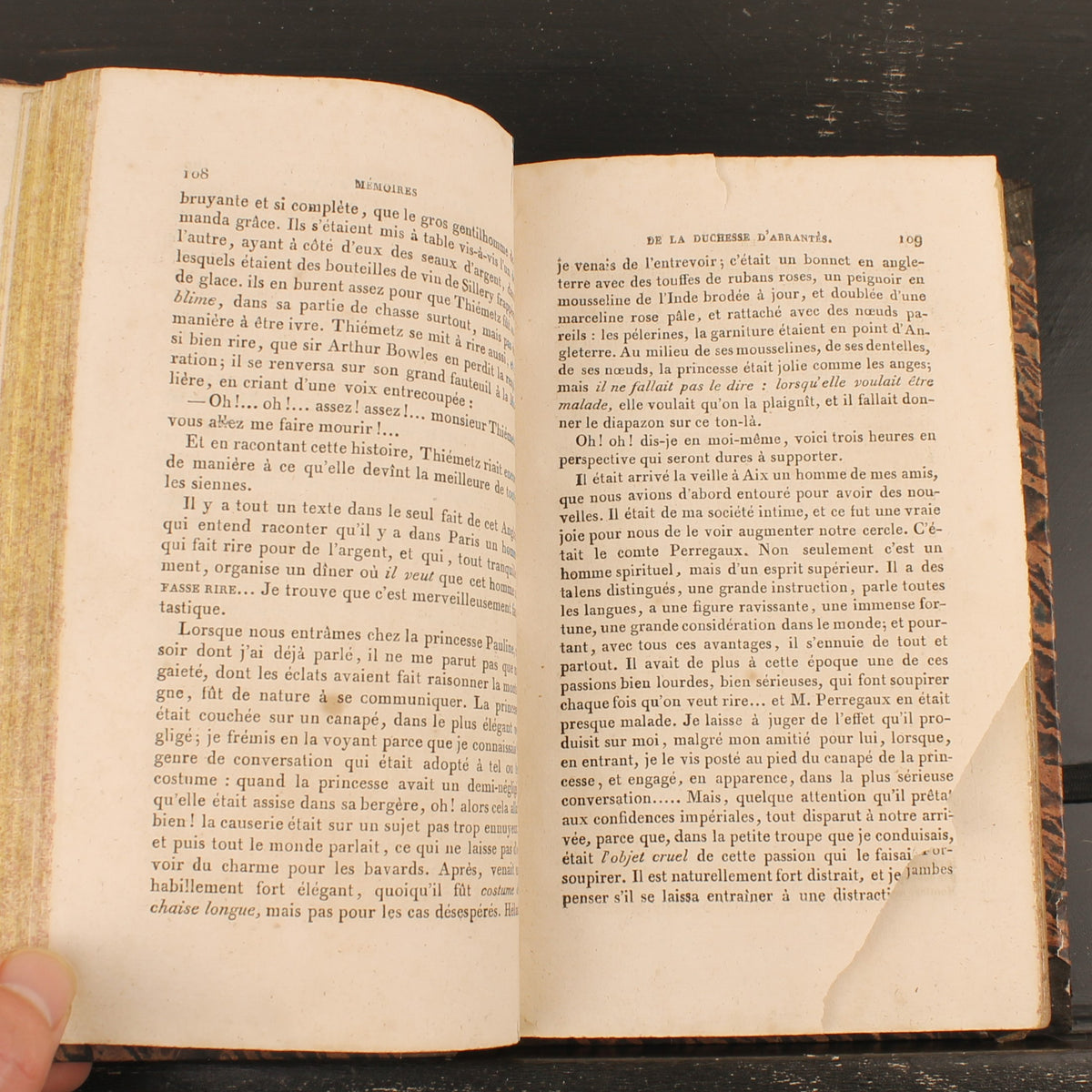 Mémoires de Madame d'Abrantès (1835) | Deux livres français anciens sur Napoléon | Tomes 10 & 12