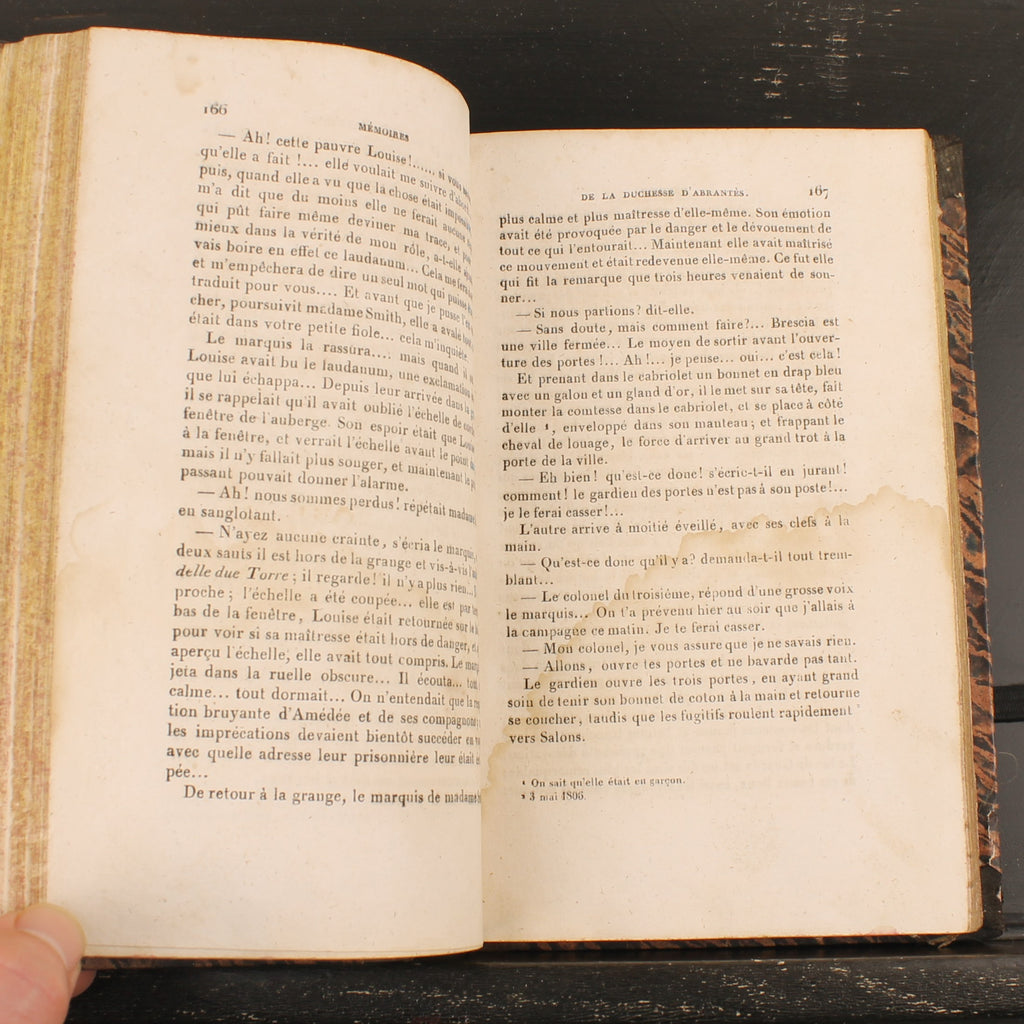 Mémoires de Madame d'Abrantès (1835) | Deux livres français anciens sur Napoléon | Tomes 10 & 12