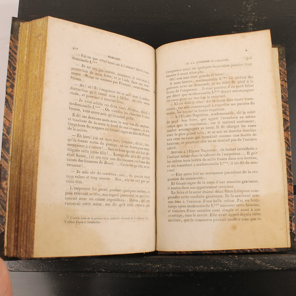 Mémoires de Madame d'Abrantès (1835) | Deux livres français anciens sur Napoléon | Tomes 10 & 12