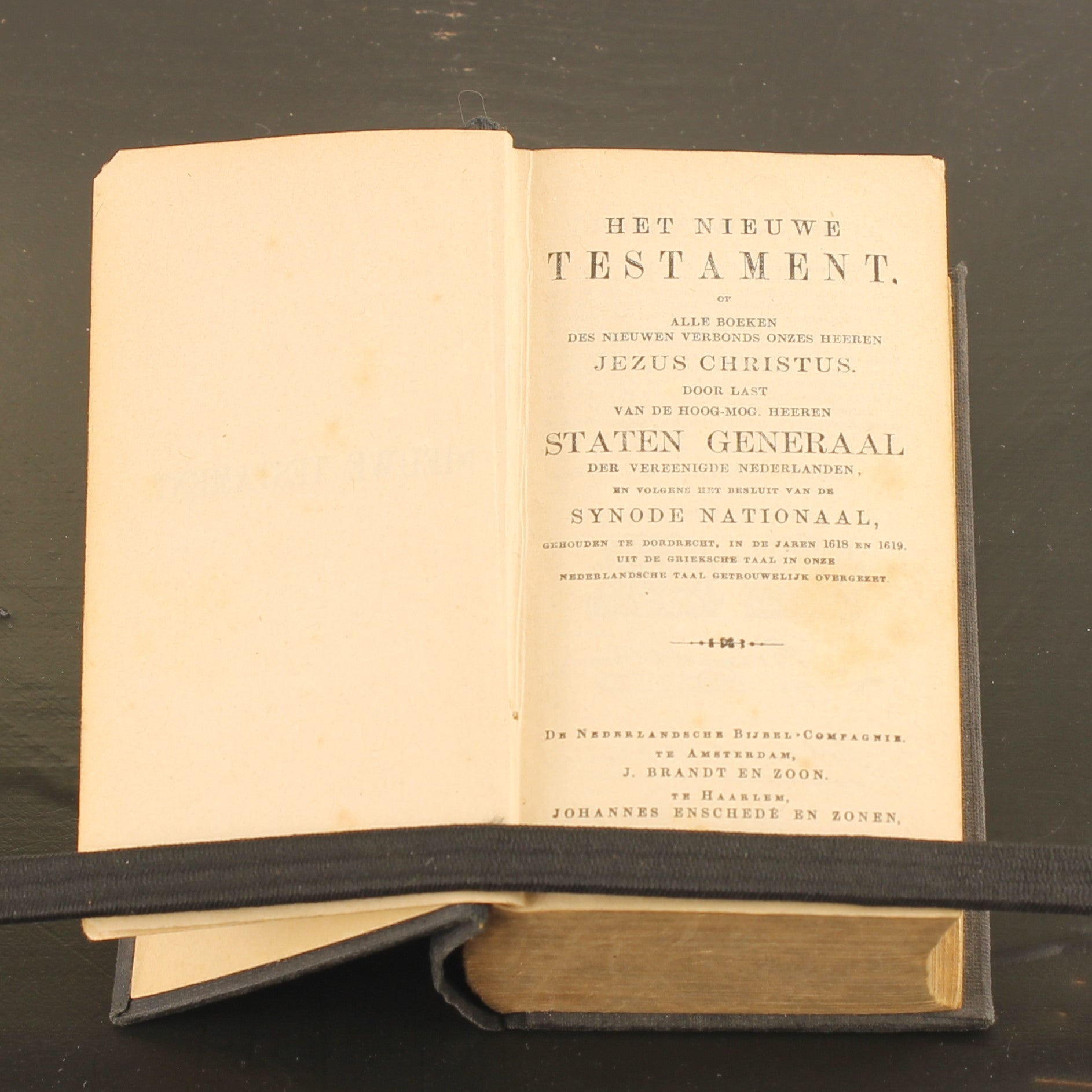 Nieuw Testament (Statenvertaling) - Nederlandsche Bijbel-Compagnie, Amsterdam / Haarlem ca. 1870