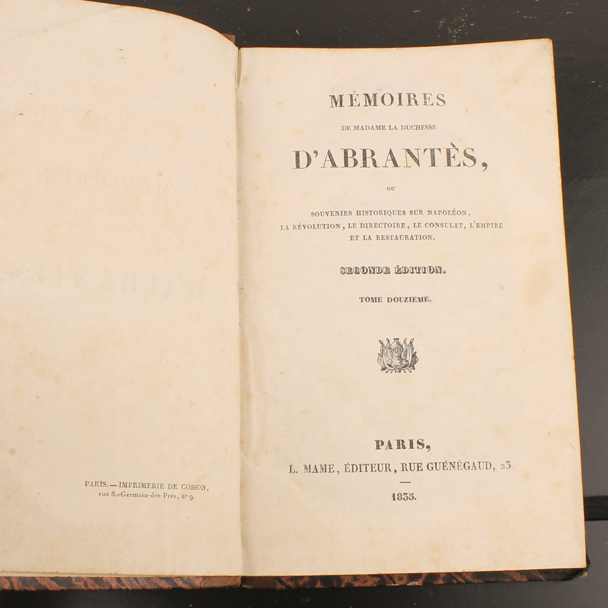 Mémoires de Madame d'Abrantès (1835) | Twee Antieke Franse Boeken over Napoleon | Deel 10 & 12