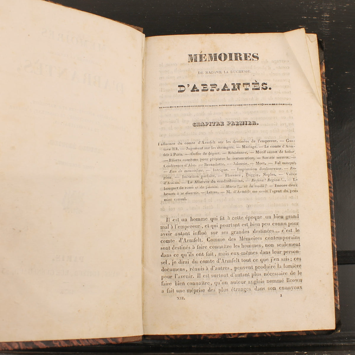 Mémoires de Madame d'Abrantès (1835) | Deux livres français anciens sur Napoléon | Tomes 10 & 12