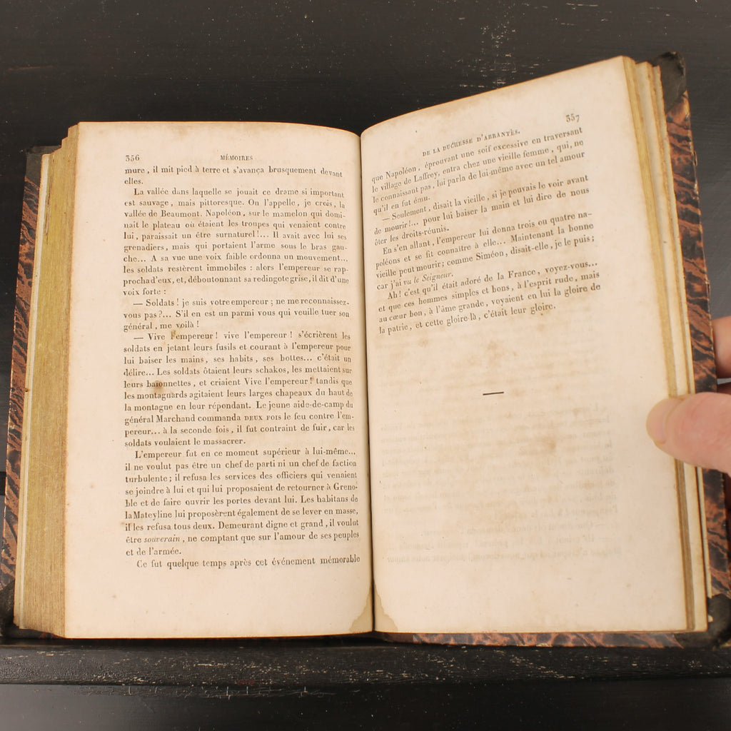 Mémoires de Madame d'Abrantès (1835) | Deux livres français anciens sur Napoléon | Tomes 10 & 12