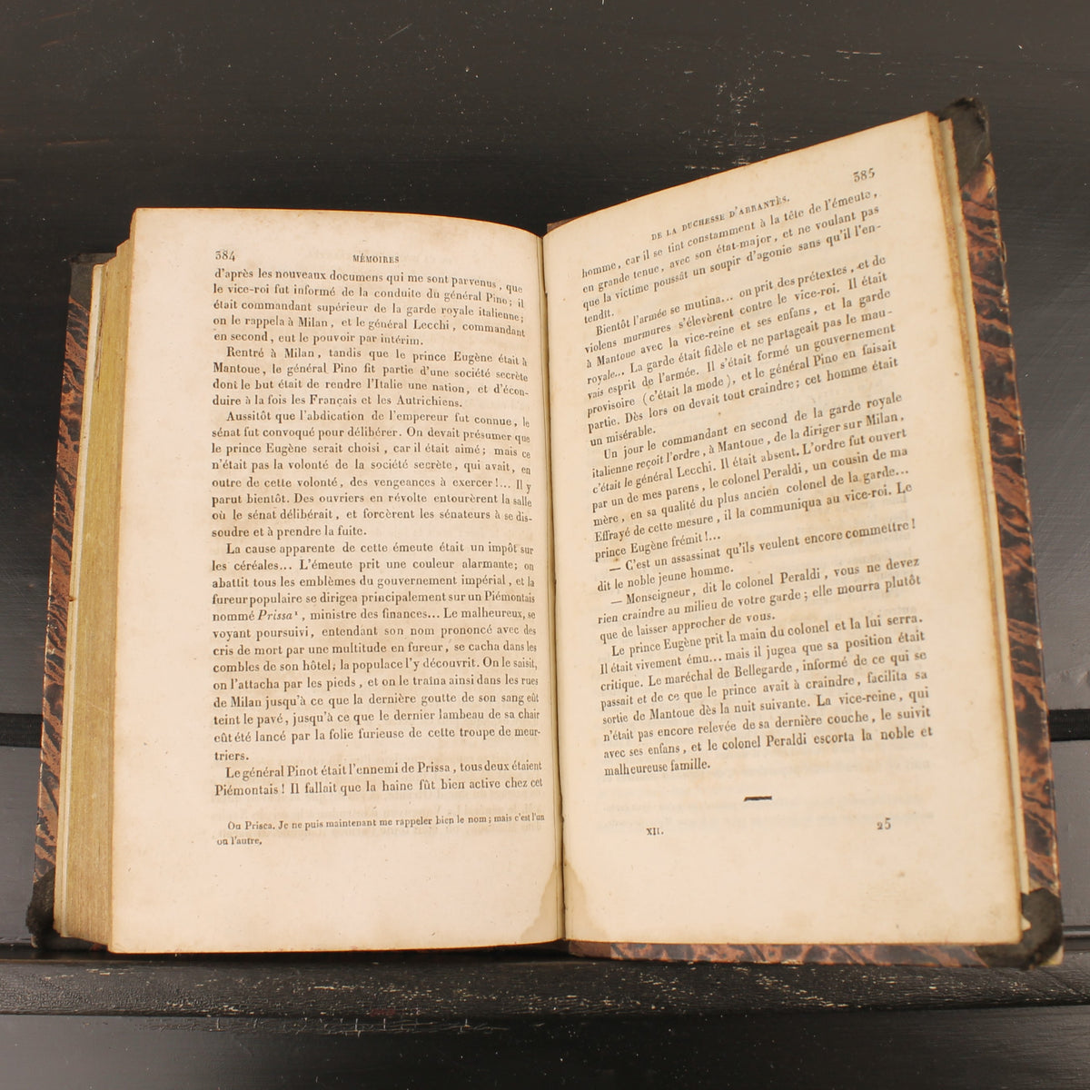Mémoires de Madame d'Abrantès (1835) | Deux livres français anciens sur Napoléon | Tomes 10 & 12