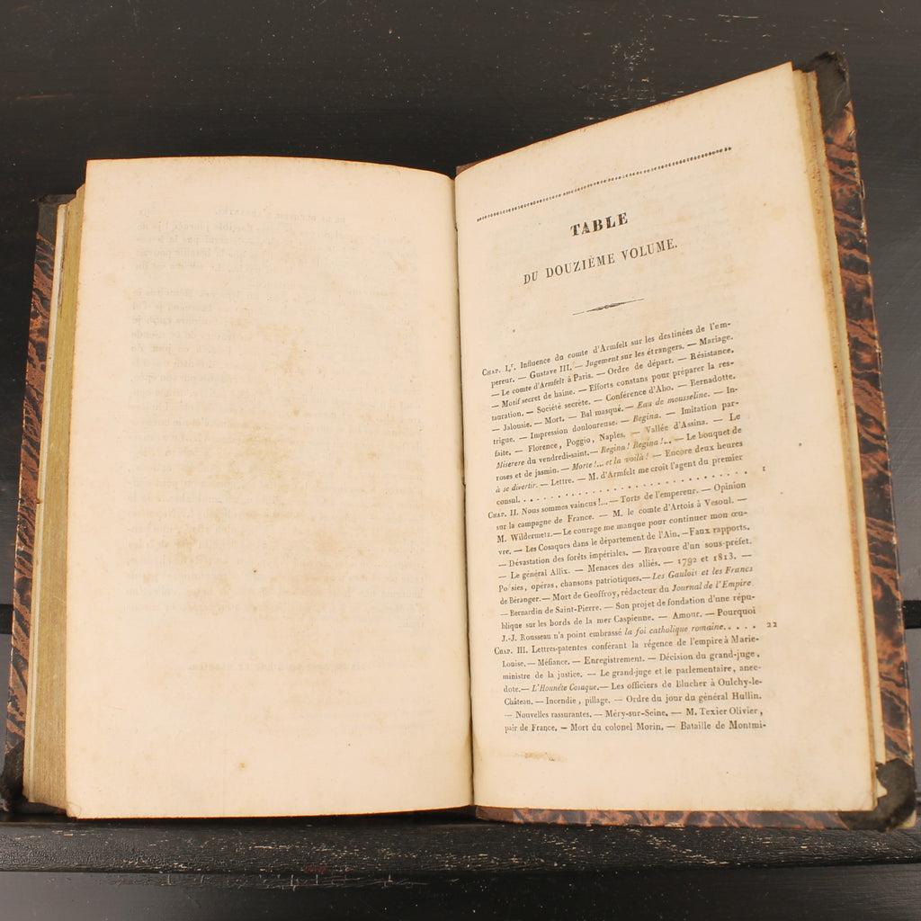 Mémoires de Madame d'Abrantès (1835) | Deux livres français anciens sur Napoléon | Tomes 10 & 12