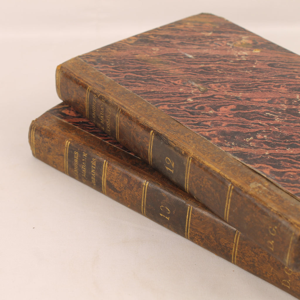 Mémoires de Madame d'Abrantès (1835) | Deux livres français anciens sur Napoléon | Tomes 10 & 12