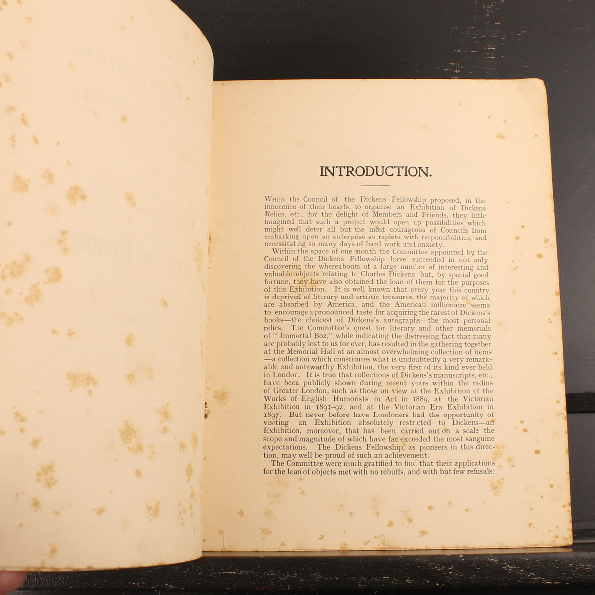 The Dickens Exhibition – Originele Tentoonstellingscatalogus 1903 – Charles Dickens
