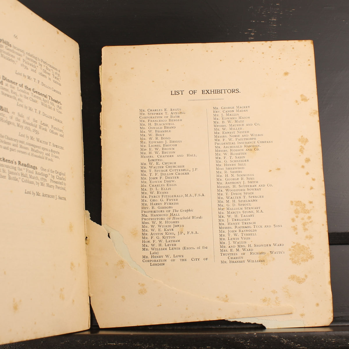The Dickens Exhibition – Originele Tentoonstellingscatalogus 1903 – Charles Dickens