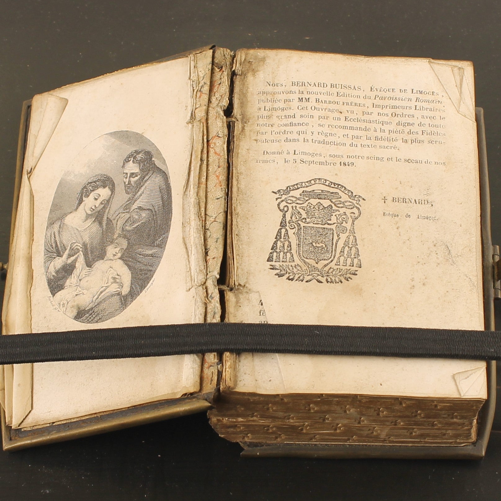 Paroissien Romain - Luxe Goudsnede & Messing Sluiting - Barbou Frères, Limoges 1849-1868