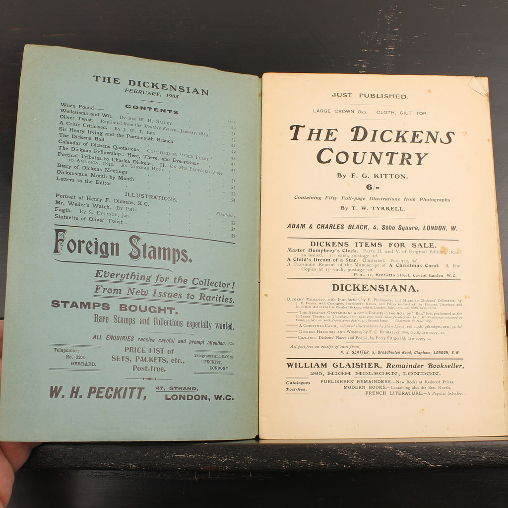 The Dickensian n° 2 (1905) | Revue littéraire ancienne sur Charles Dickens