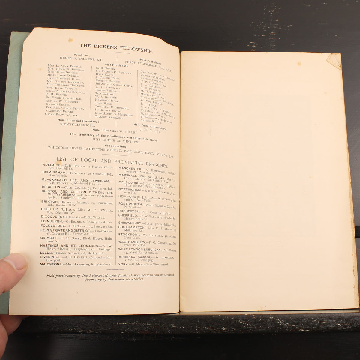 The Dickensian n° 2 (1905) | Revue littéraire ancienne sur Charles Dickens