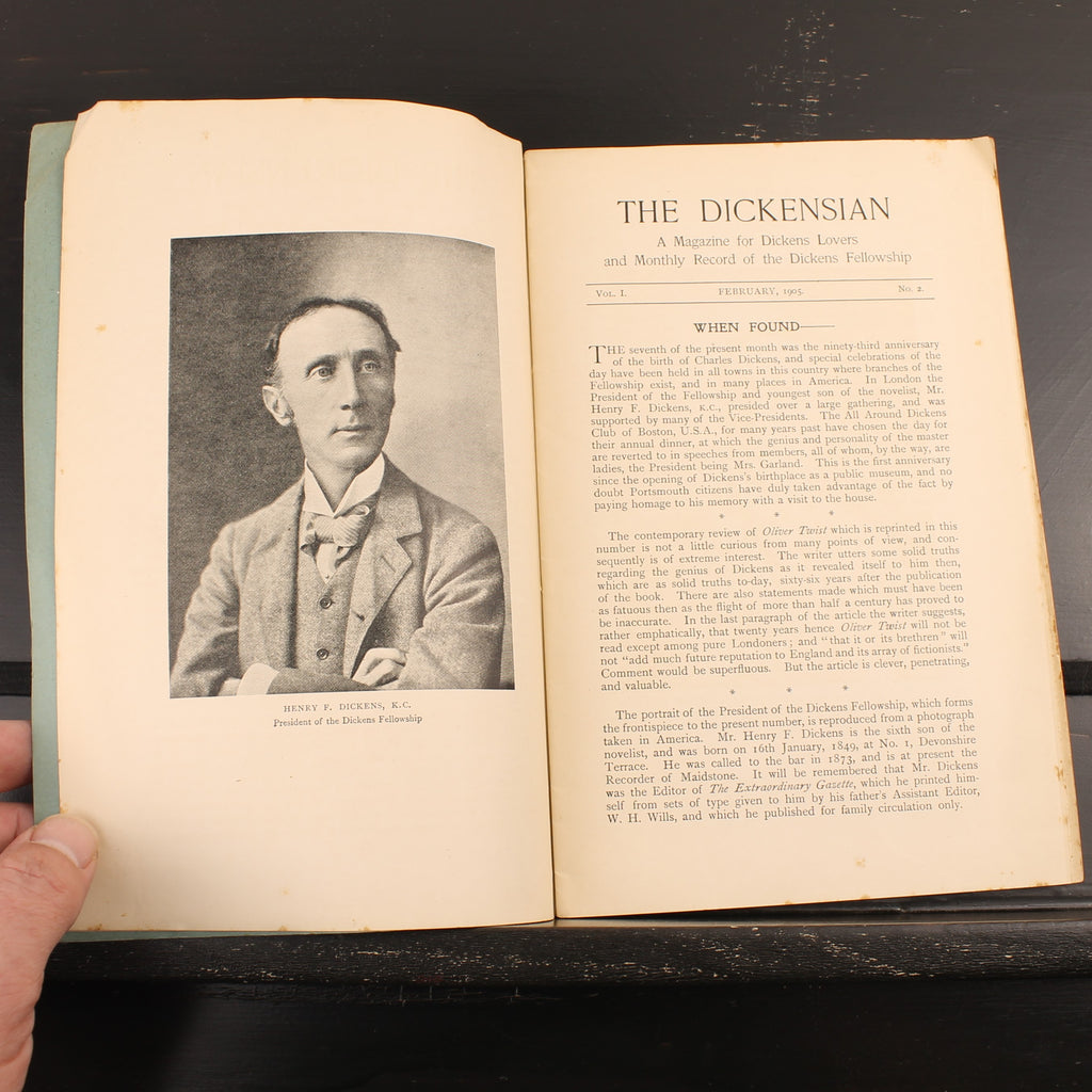 The Dickensian n° 2 (1905) | Revue littéraire ancienne sur Charles Dickens