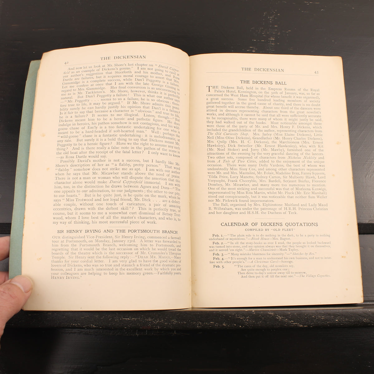 The Dickensian No. 2 (1905) | Antiek Literair Tijdschrift over Charles Dickens