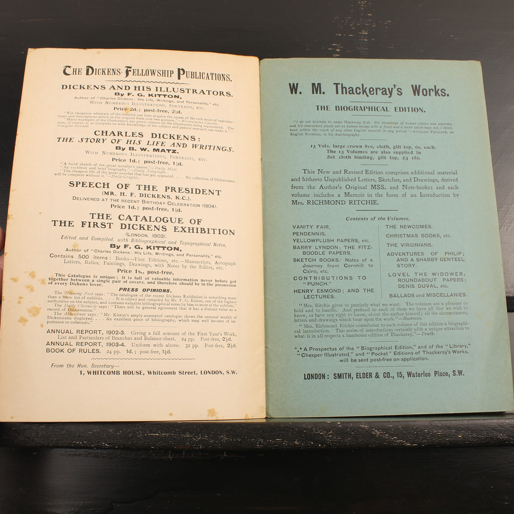 The Dickensian n° 2 (1905) | Revue littéraire ancienne sur Charles Dickens