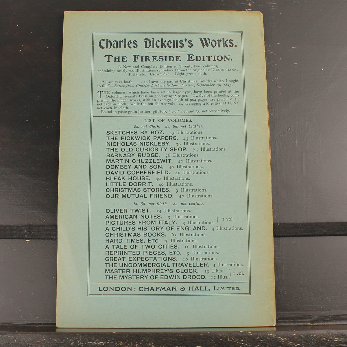 The Dickensian n° 2 (1905) | Revue littéraire ancienne sur Charles Dickens