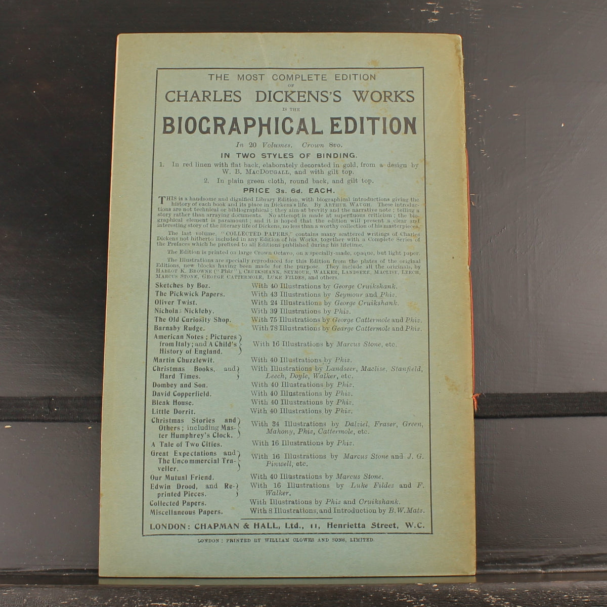 The Dickensian No. 4 (1910) | Antique Literary Magazine about Charles Dickens