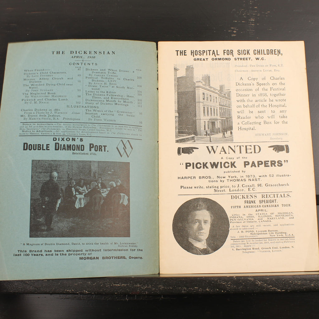 The Dickensian No. 4 (1910) | Antique Literary Magazine about Charles Dickens