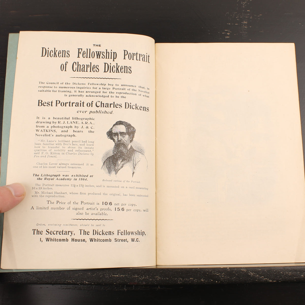 The Dickensian No. 4 (1910) | Antique Literary Magazine about Charles Dickens