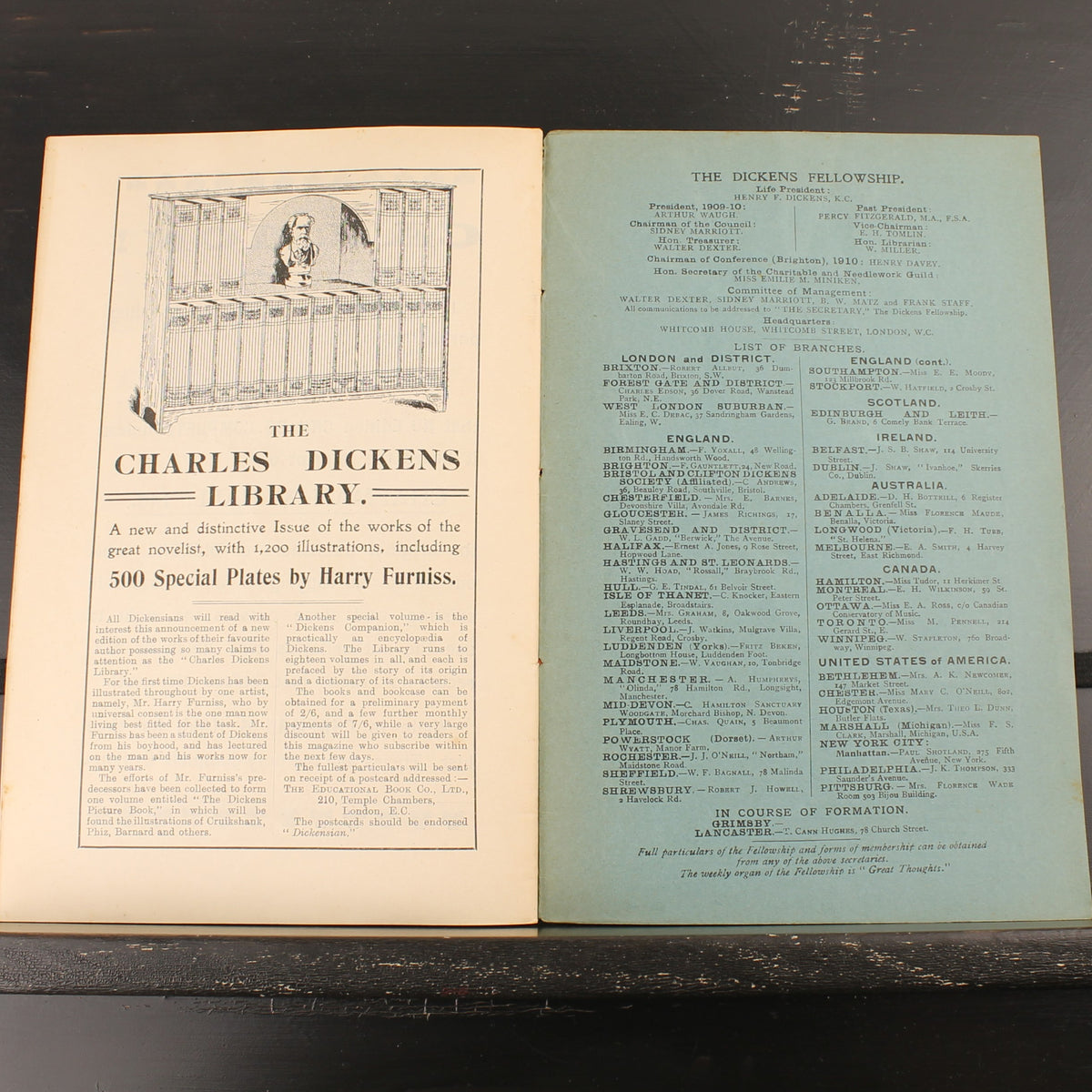 The Dickensian No. 4 (1910) | Antique Literary Magazine about Charles Dickens