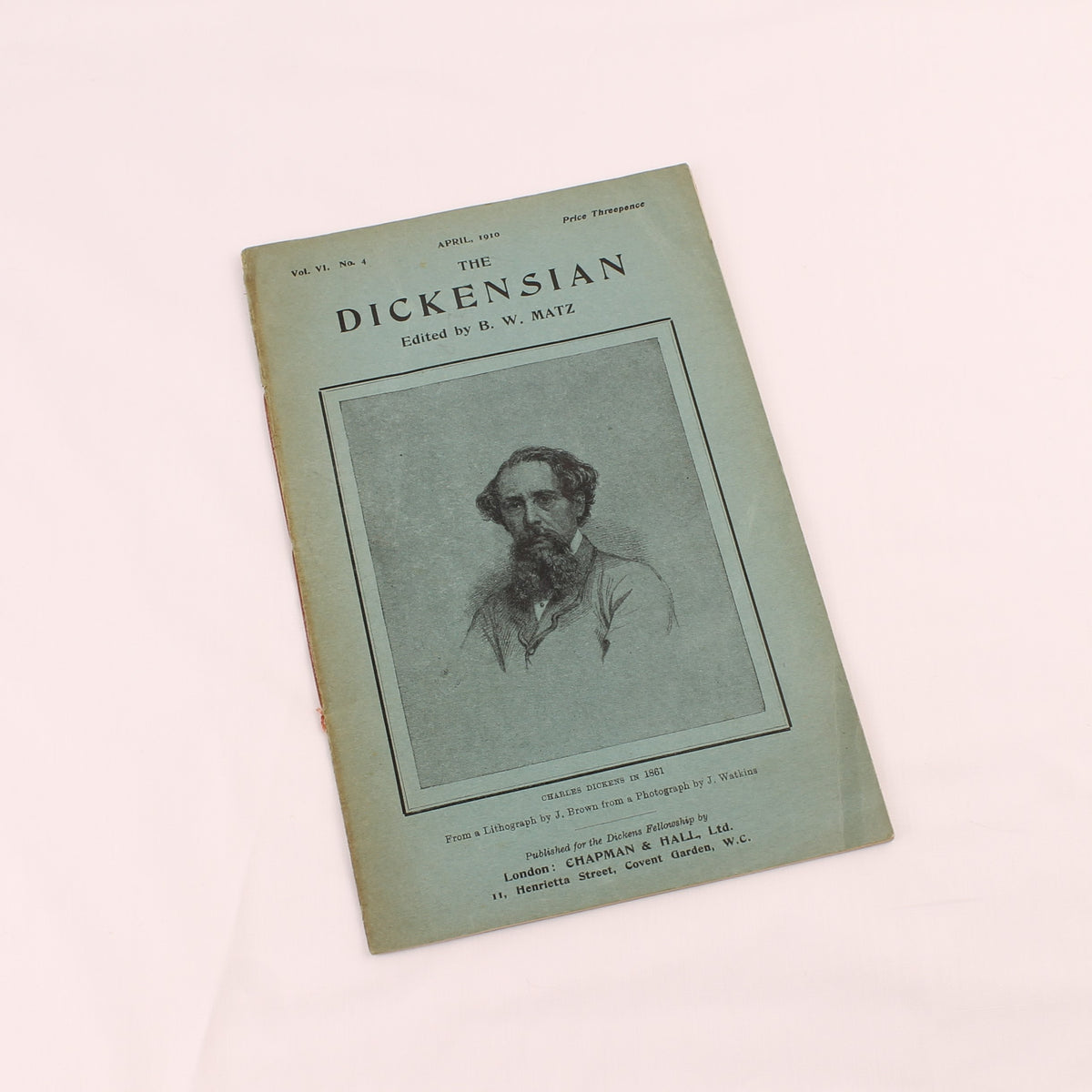 The Dickensian No. 4 (1910) | Antique Literary Magazine about Charles Dickens