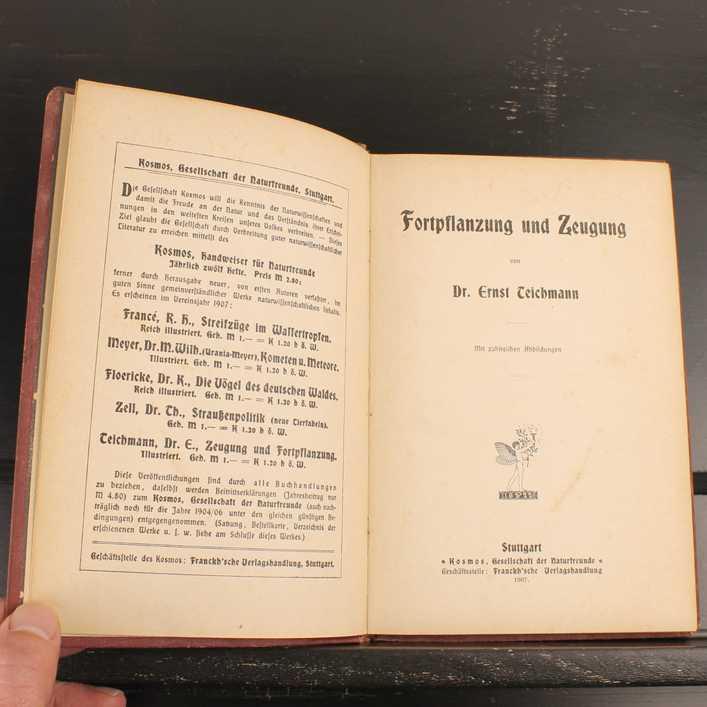 Fortpflanzung und Zeugung - Dr. Ernst Teichmann - Stuttgart 1907