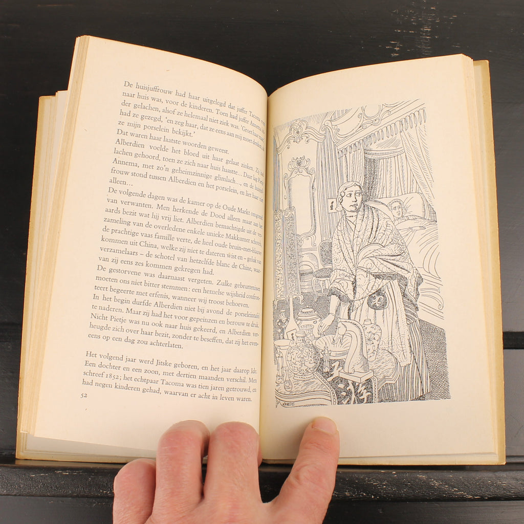 La Table de porcelaine - Olaf J. de Landell - 1951 - Cadeau de la Semaine du livre avec carte-concours originale