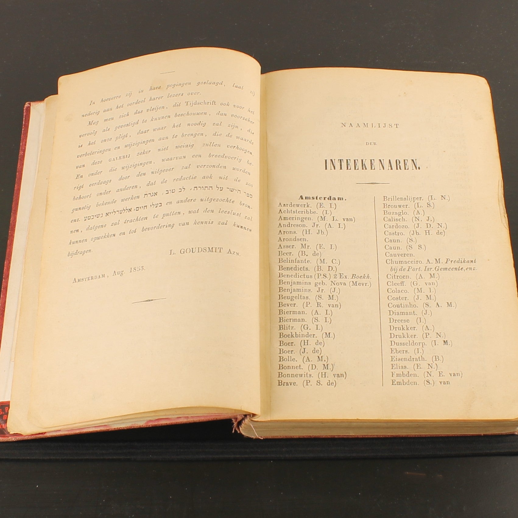 Israëlietische Galerij [1853] | Joods Historisch Werk | Amsterdam