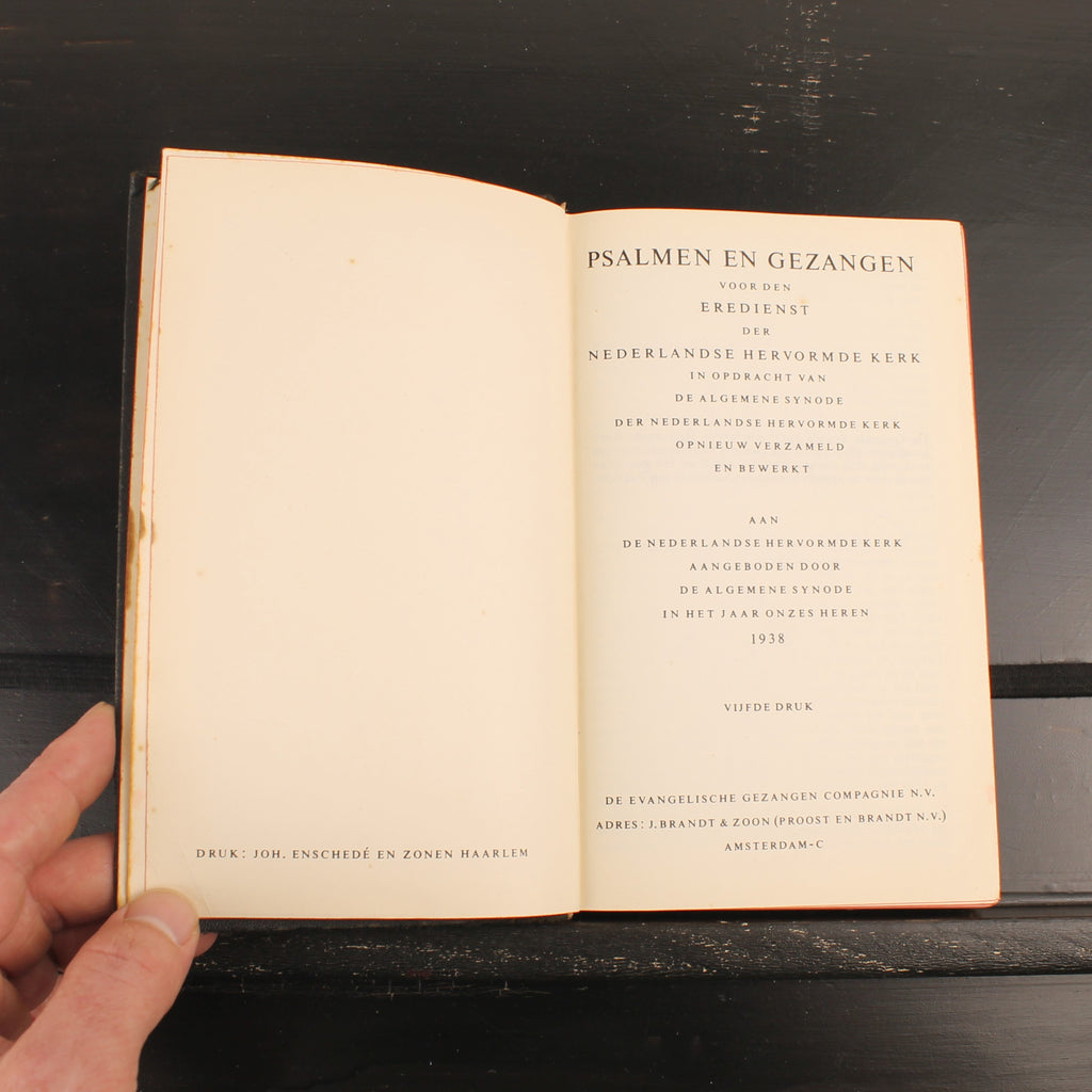 Psalms and Hymns (1938) | Reformed Church Book, Fifth Edition