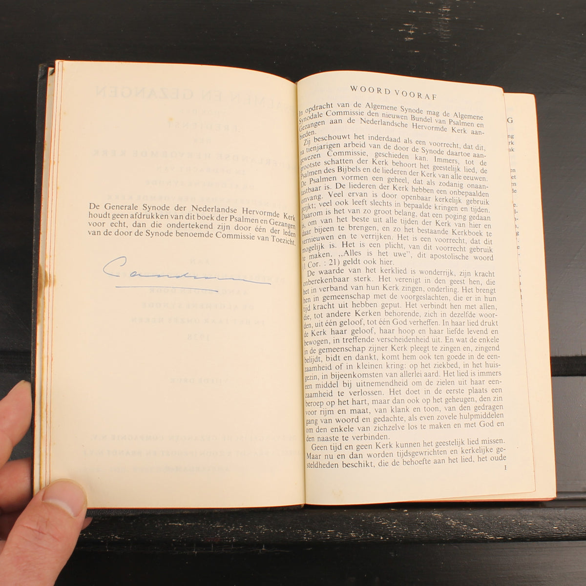 Psalmen en Gezangen (1938) | Hervormd Kerkboek, Vijfde Druk