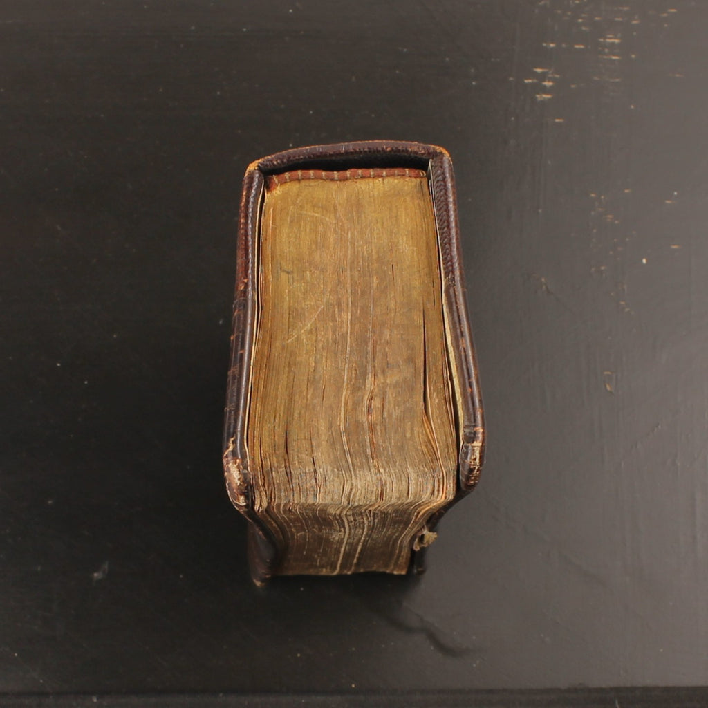 Het Nieuwe Testament - Leren Zakbijbel met Goudsnede - Inscriptie 1929