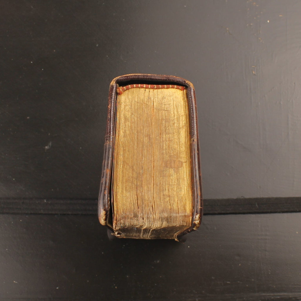 Het Nieuwe Testament - Leren Zakbijbel met Goudsnede - Inscriptie 1929