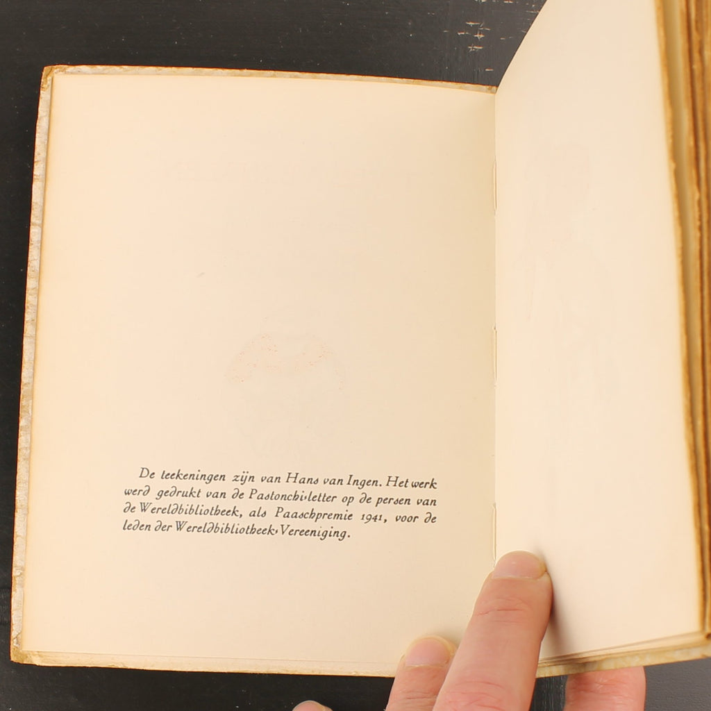 Two Stories (1941) | A.C.W. Staring | Illustrated Wartime Edition with Easter Greeting