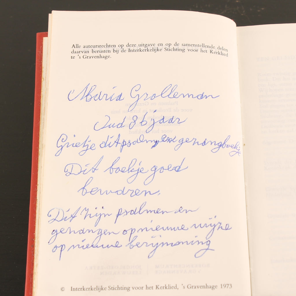 Liedboek voor de Kerken [1973] | Rood | Nederlands Kerkelijk Erfgoed