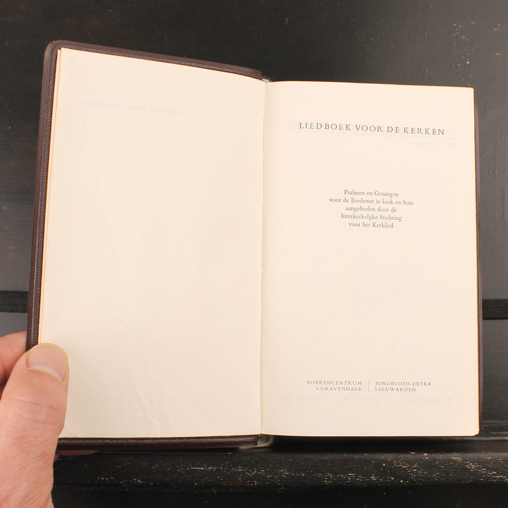Liedboek voor de Kerken (1973) | Vintage Church Hymnal with Cassette
