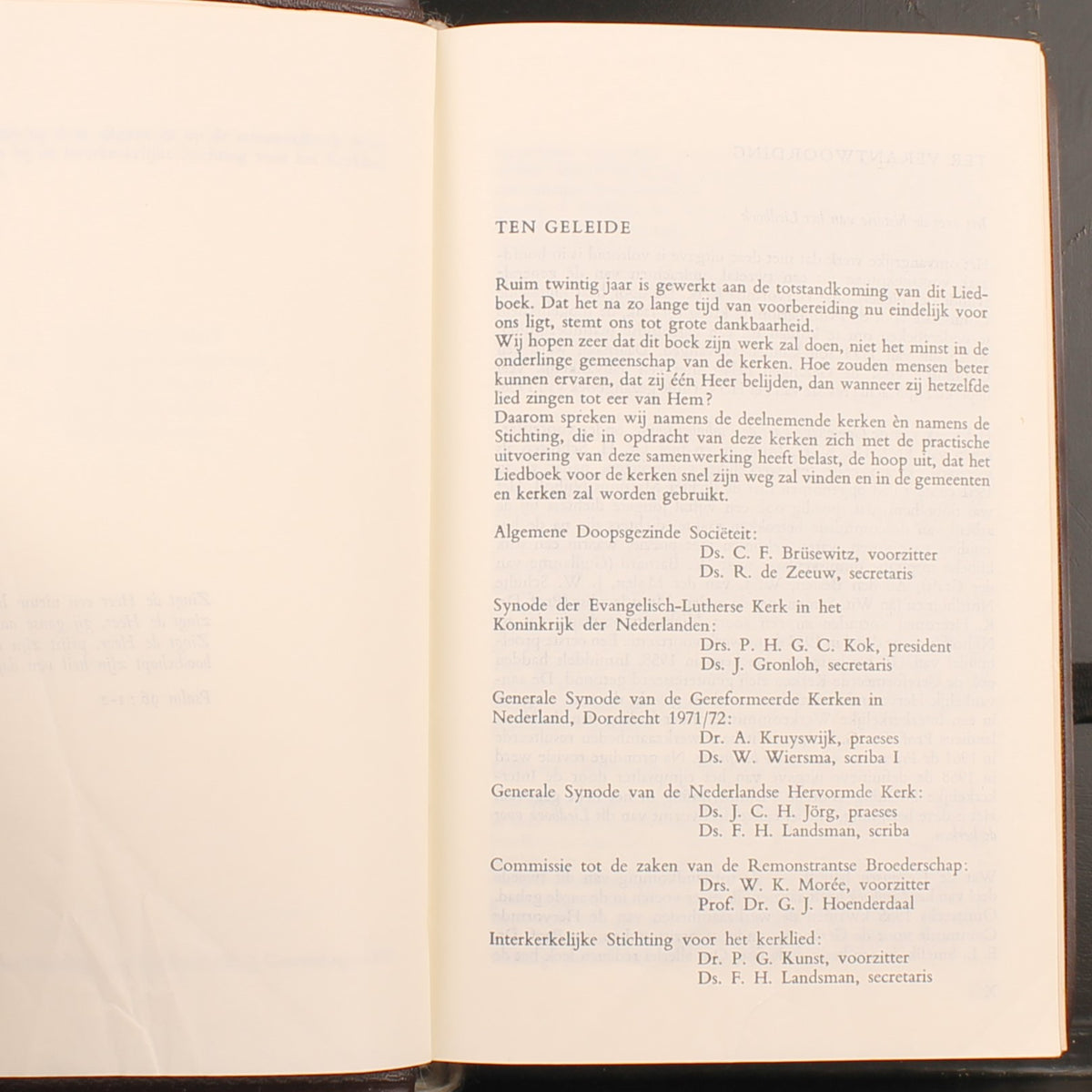 Liedboek voor de Kerken (1973) | Vintage Church Hymnal with Cassette