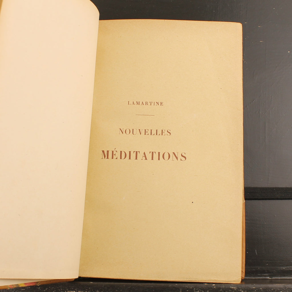 Alphonse de Lamartine - Méditations Poétiques (1922-1924) - Librairie Hachette, Parijs
