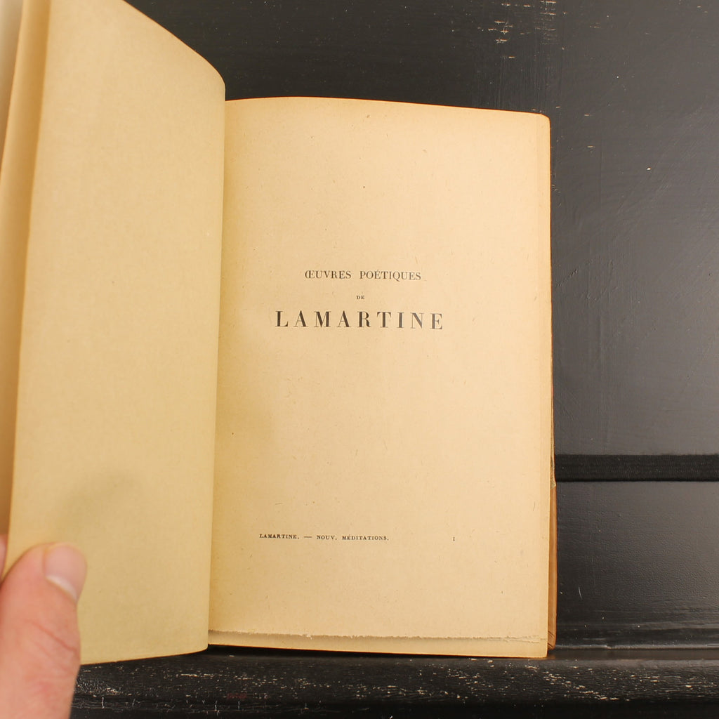 Alphonse de Lamartine - Méditations Poétiques (1922-1924) - Librairie Hachette, Parijs