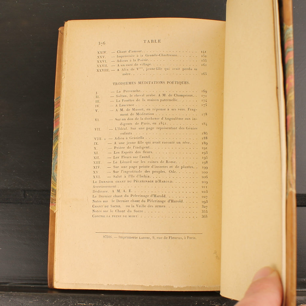 Alphonse de Lamartine - Méditations Poétiques (1922-1924) - Librairie Hachette, Parijs