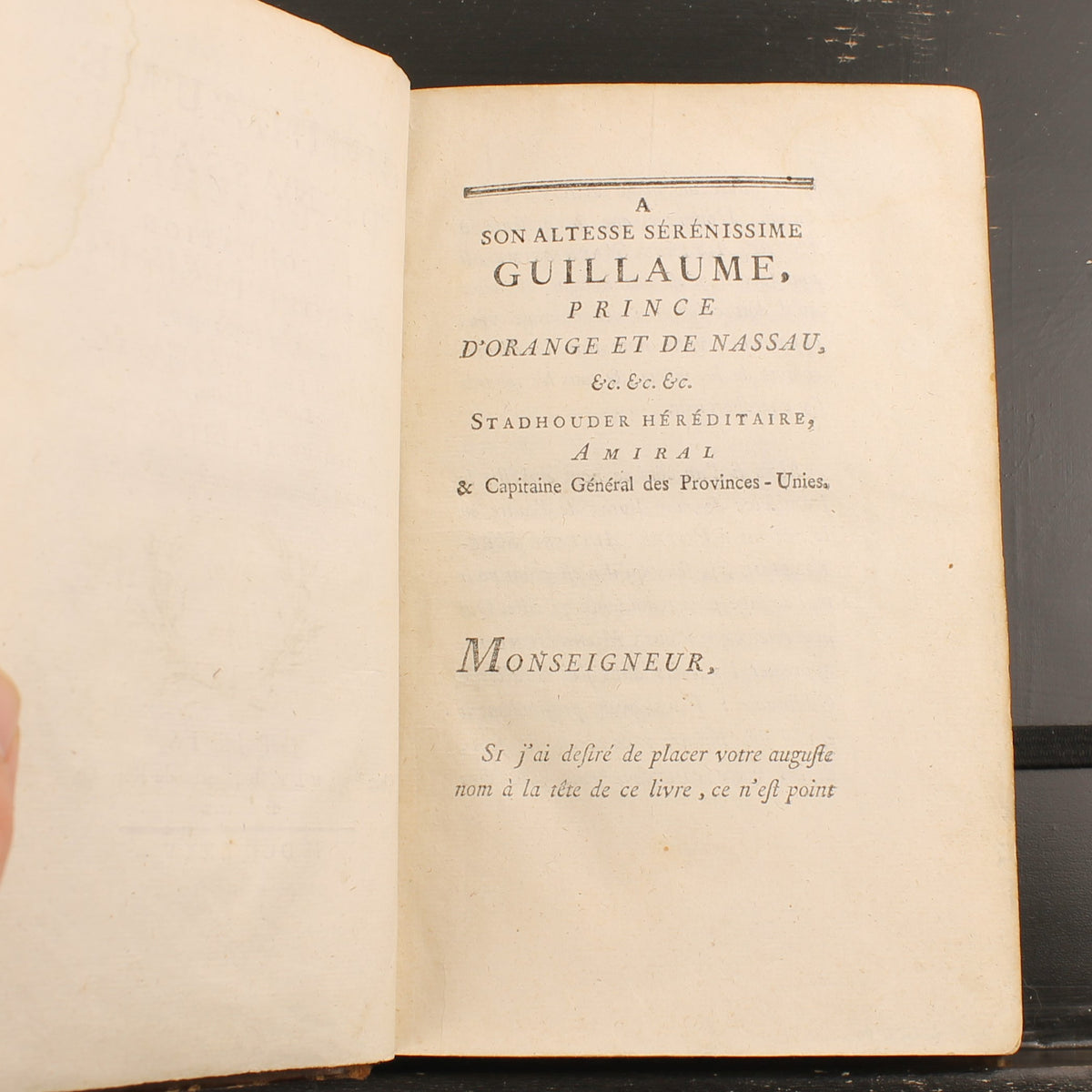 Guillaume de Nassau (1775) - Guillaume d'Orange - Paul-Jérémie Bitaubé